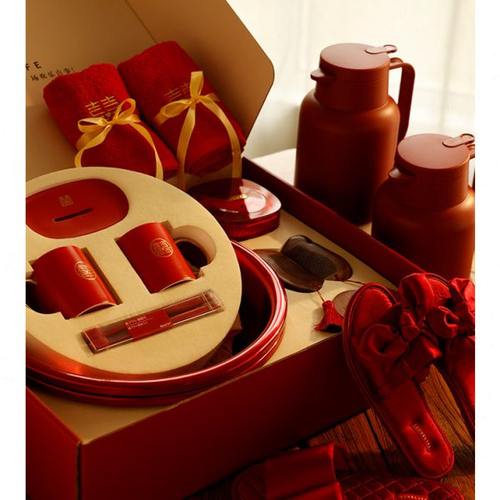 我爱生活陪嫁套装物品女方全套婚庆档结婚用品大全备婚嫁妆之新