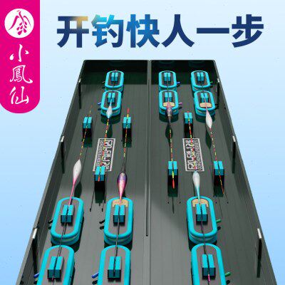 小凤仙多功能漂盒二合一ABS漂盒鱼漂浮漂盒收纳塑料漂盒浮漂盒箱