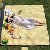 加厚防水草野餐垫便携防潮垫户外用品加大帐篷草地垫子郊游野餐布