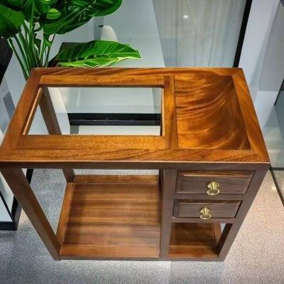 实木茶水柜烧水壶一体家用胡桃木侧边柜客厅靠墙茶台茶桌沙发边柜,商业/办公家具,茶台/茶桌,淘宝优惠券,粉丝福利购,淘宝优惠卷