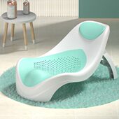 婴儿浴架浴盆可坐躺托支架防滑垫浴网浴床通用新生儿洗澡神器