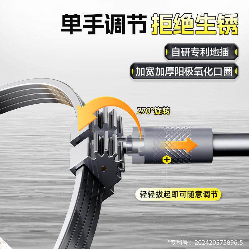 渔之源AK鱼护野钓专用活鱼装鱼袋2025新型款黑坑鱼笼可携式钓鱼网