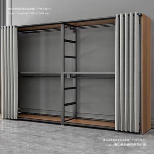 挂衣架衣帽架卧室组合转角衣橱加厚加粗多功能简易组装 金属衣柜