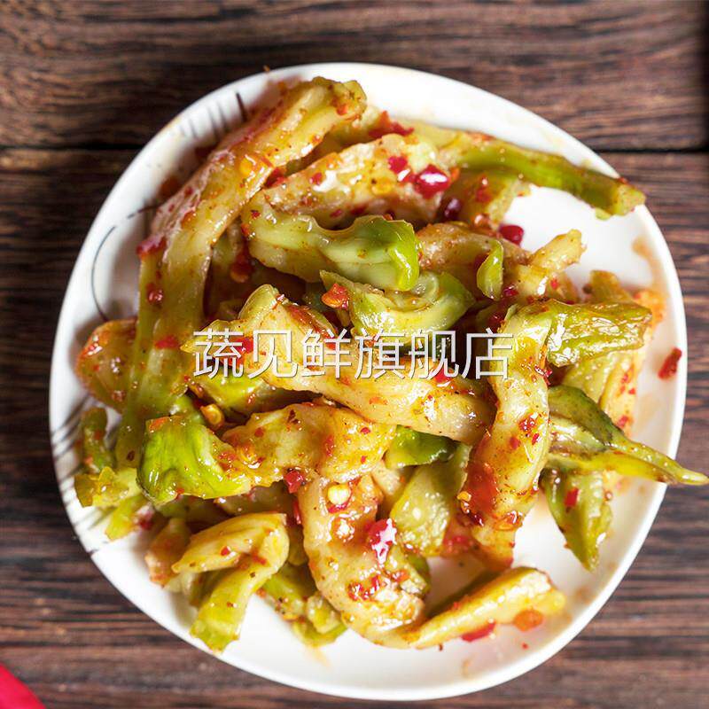 麻辣儿菜菱角菜四川榨菜丝咸菜新鲜腌制青菜大头菜宜宾特产下饭菜