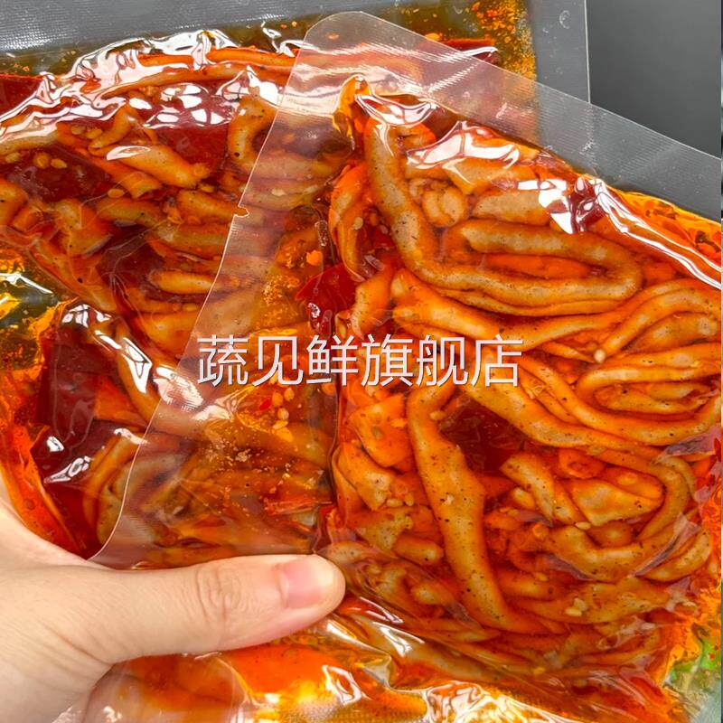 藤椒鸭肠新鲜卤味香辣鸭肠开 袋即食下酒小吃鸭肉麻辣大袋零食