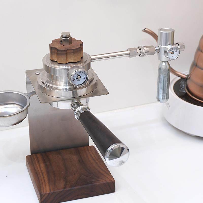 气动咖啡机变压萃取户外露营户外小型便携免预热58mm手柄版家用