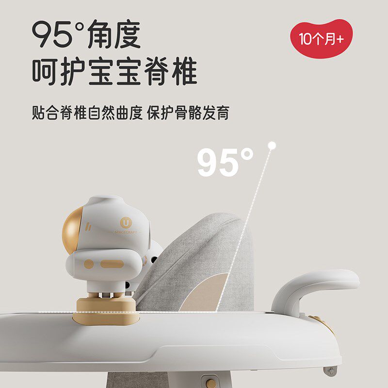 2025新款婴儿学步车防侧翻宝宝多功能手推车可折叠顺滑