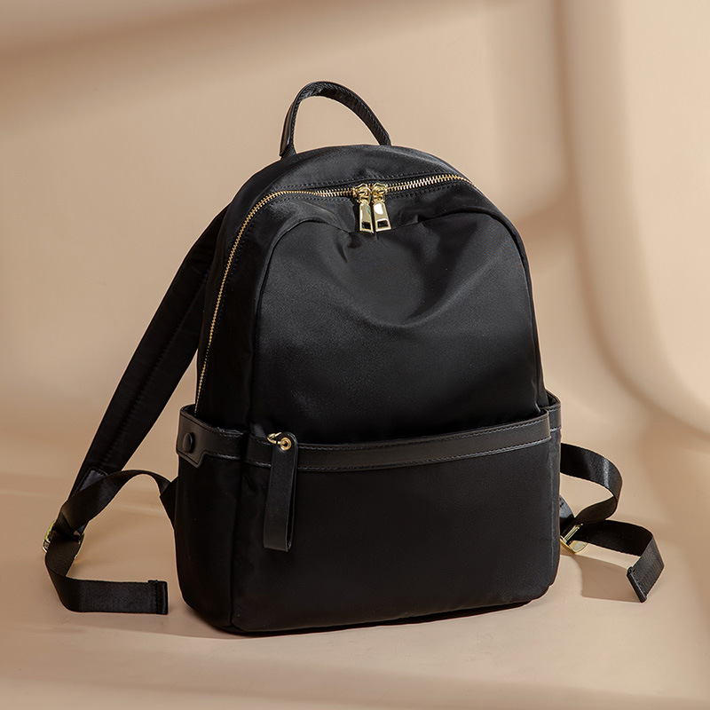 防盗双肩包女韩版百搭新款牛津布背包大容量轻便旅行包大学生书包