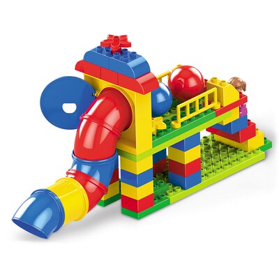 中国积木玩具大颗粒9656机械齿轮45002百变9076管道益智拼装教具