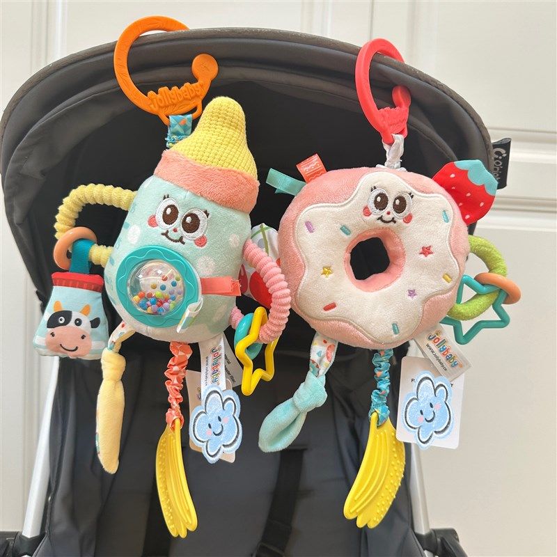 婴儿车挂件奶瓶拉振推车摇铃宝宝安全座椅安抚玩具车载后排0-1岁3,玩具/童车/益智/积木/模型,床铃/床挂,淘宝优惠券,粉丝福利购,淘宝优惠卷