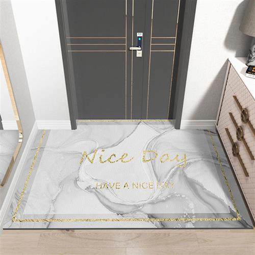 入户门地垫进门玄关门口地毯皮革门垫防滑吸水脚X垫脚踏垫子可