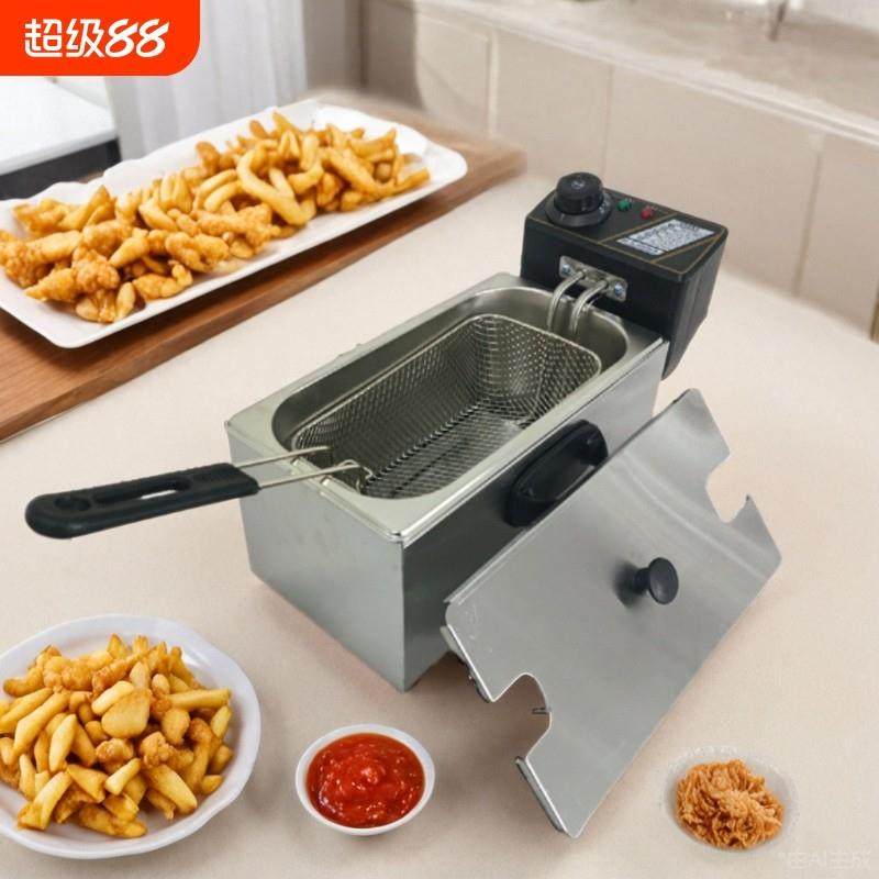 油炸锅家用炸薯条机油炸炉商用电定时油炸机小炸锅摆摊炸串锅,厨房电器,商用炸锅/炸串/薯条机,淘宝优惠券,粉丝福利购,淘宝优惠卷
