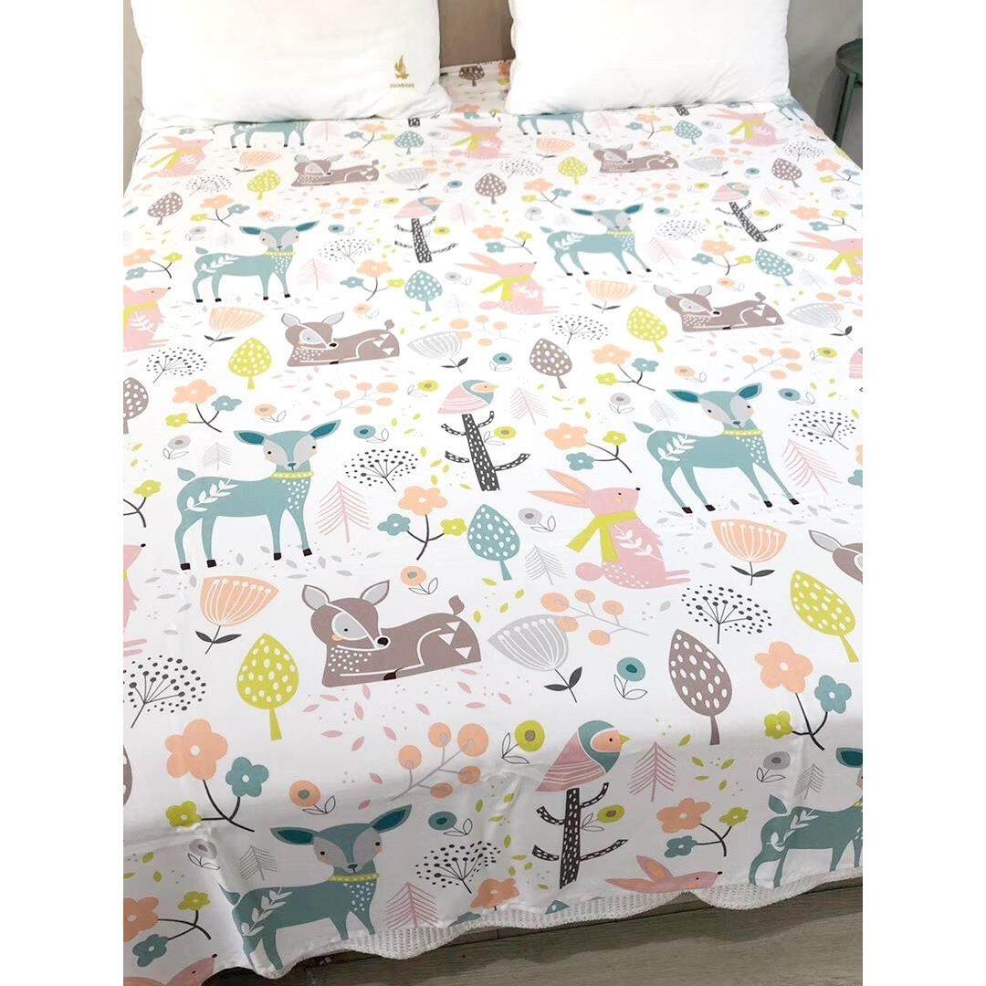 100%竹纤维床单软凉席三件套卡通单双人床凉感席子不沾身冷感睡单,床上用品,床单,淘宝优惠券,粉丝福利购,淘宝优惠卷