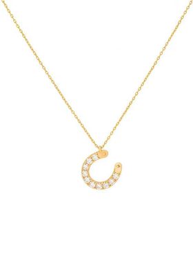 生肖马蹄扣闪耀锁骨链女轻奢质感小巧精致优雅高级气质时尚项链