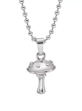 赵雨凡同款红伞伞蘑菇造型项链高级感甜酷可爱时尚耐看趣味颈链