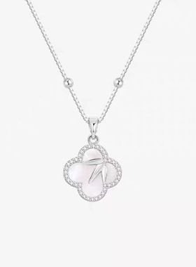 明星同款竹韵项链气质百搭小众新中式高级感精致国风项链