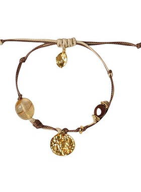 印痕编绳项链/手链小众设计高级感锁骨链轻奢独特纹理时尚百搭女