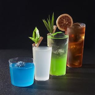 专业酒吧杯子薄款 调酒师 K8101水晶鸡尾酒杯 超薄柯林杯 水割 日式