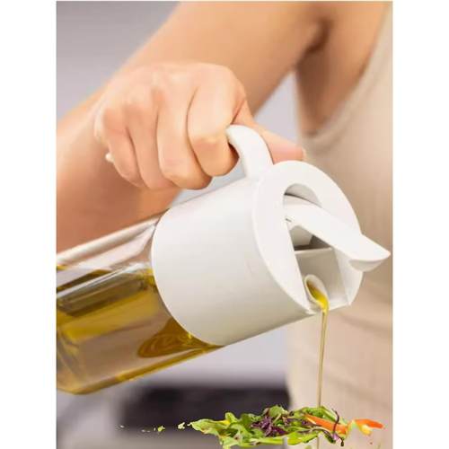 加拿大Zuutii重力油瓶家用厨房自动启闭油罐调味瓶玻璃油醋罐油罐