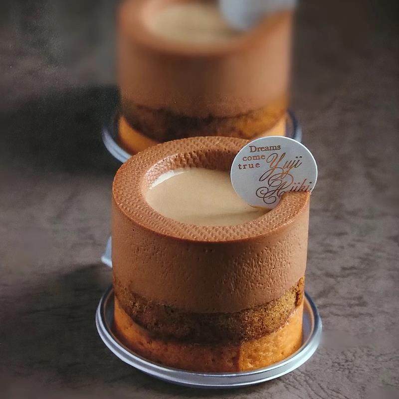 tangba堂巴 6连凹凸杯蛋糕模具 夹心模 果冻雪糕戚风模堡尔美克模