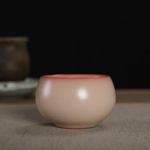 龙泉叶金炼青瓷哥窑茶杯金边白玉主人杯陶瓷功夫茶具猪油冻品茗杯