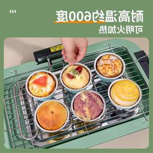 空用气炸锅专锡纸碗可重DLR复使家用铝箔烘焙蛋挞生蚝锡布丁烤箱