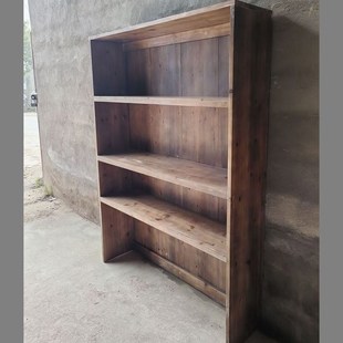 实木书房置物架现代简约展示架储物柜花架柜子儿童玩具收纳柜X3