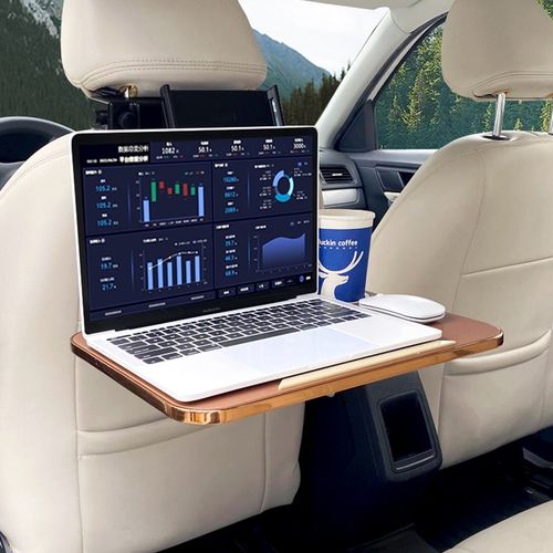 车载小桌板后排折叠桌汽车餐桌 车用后座饭桌学习桌子
