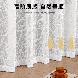 免打孔衣柜遮挡帘家用衣帽间防尘帘白色纱帘书柜遮丑橱柜子隔断帘