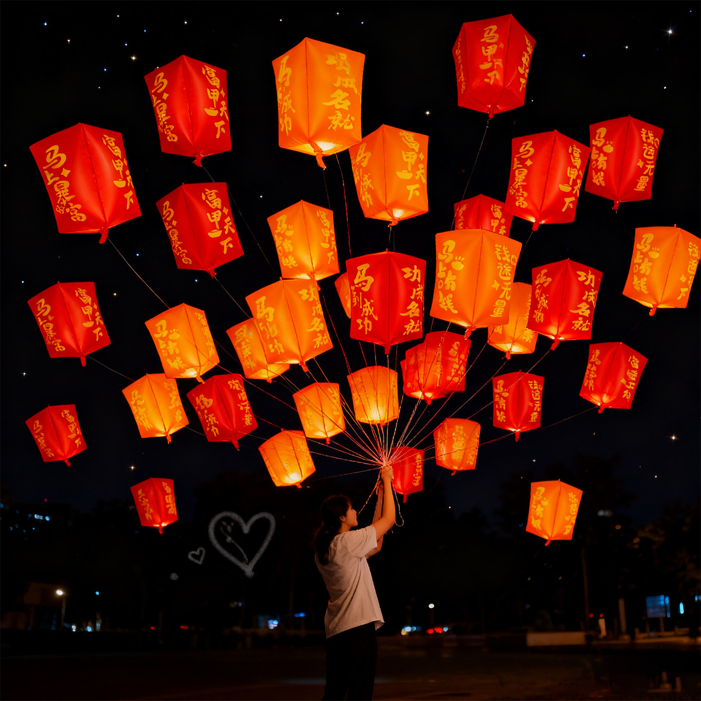 2026跨年元旦铝膜孔明灯气球马年手写DIY祝福语氦气放飞许愿灯,节庆用品/礼品,气球,淘宝优惠券,粉丝福利购,淘宝优惠卷