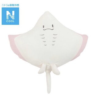 冷感魔鬼鱼抱枕海洋动物玩具毛绒公布艺类儿V童玩偶认知玩