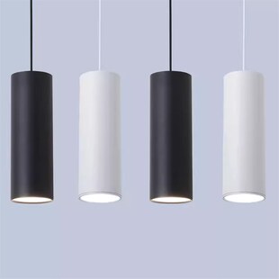 明装射灯长筒灯办公室掉线灯餐厅饭店过道工程款圆筒柱形吊装筒灯