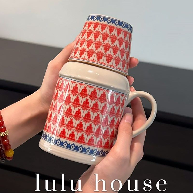 国风暖壶陶瓷茶杯小型保温水杯女新款高颜值办公室专用闷茶养生壶,餐饮具,茶杯,淘宝优惠券,粉丝福利购,淘宝优惠卷