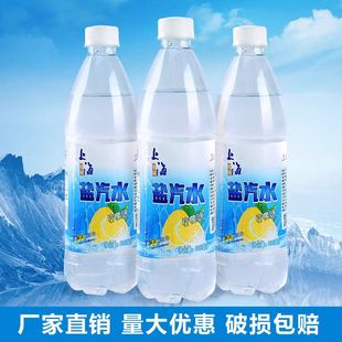 瓶無糖碳酸飲料夏季 解渴上海風味氣泡水 包郵 箱鹽汽水