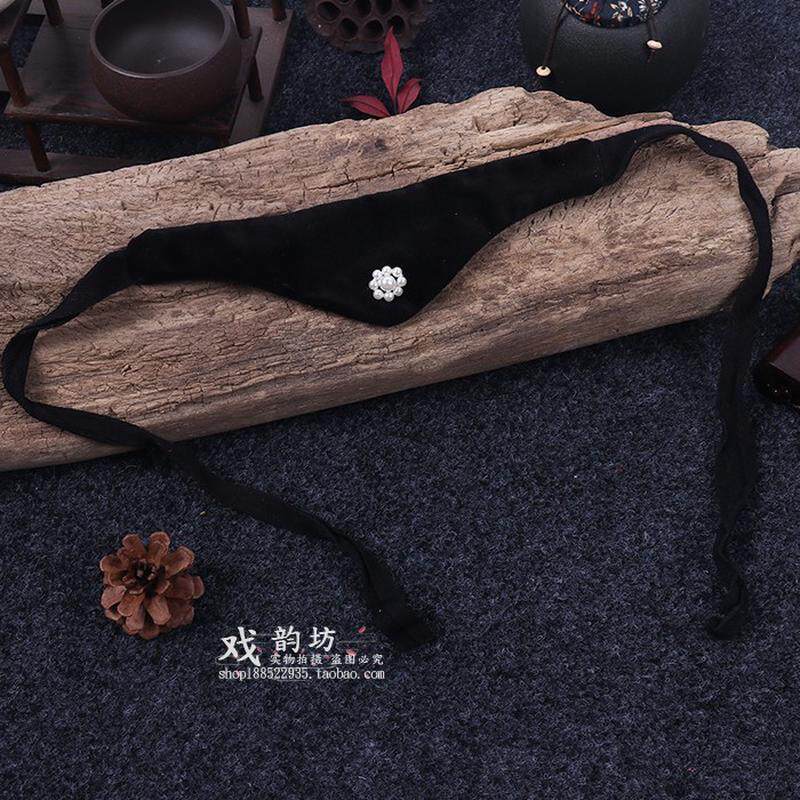 极速戏曲老旦头饰头套老生打头布头绸佘太君老旦冠小勒子包头发揪