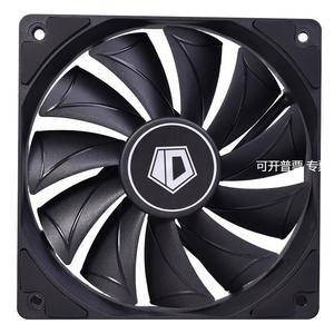 ID-COOLING XF-12025-SD-K 12cm 机箱风扇 4pin pwm温控机箱风扇