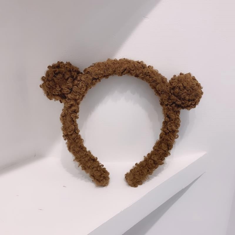 新品洗脸头窟发箍女款可爱小熊耳朵头箍发卡头饰防滑不掉发饰2023