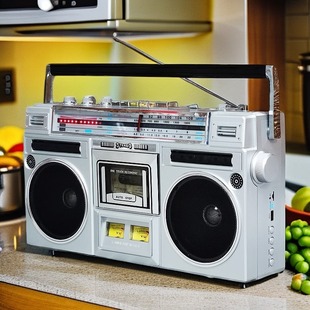 全新双声道立体声磁带机卡带机录音机收录机蓝牙插卡音箱复古怀旧