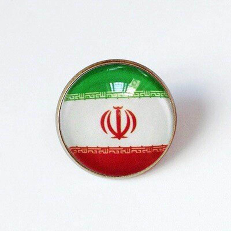 和平不易伊朗国旗胸针加油胸章巴勒斯坦金属徽章乌克兰叙利亚配饰