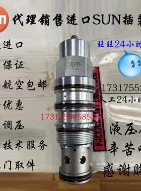 原装CWIGLGV进口SUN插装阀导压比5：1平衡阀带外接口CWIG-LGV