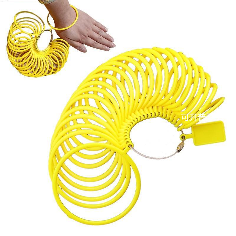 塑料手镯测量圈手腕大小测量工具玉镯圈口大小尺寸玉镯圈口试带环