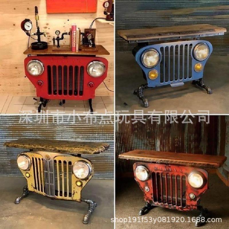 跨境爆款Steampunk Industrial Table Model蒸汽朋克工业桌子模型