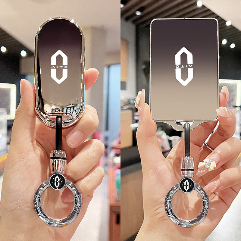 适用于2025款华为aito问界卡片钥匙套新m7专用m5m9高档车壳包扣女