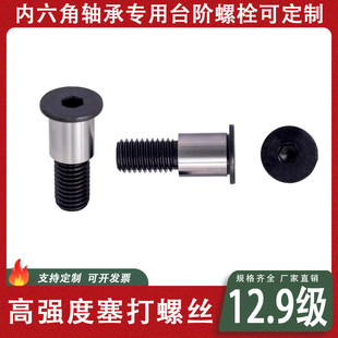 轴承螺栓同心偏心螺丝内六角螺钉打塞等高限位轴肩专用M4M5M6定制