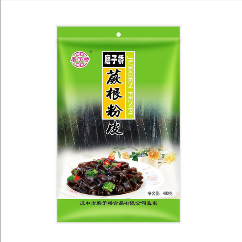 陕西汉中土特产磨子桥蕨根粉皮葛根粉皮农家凉拌菜干货 400克包邮