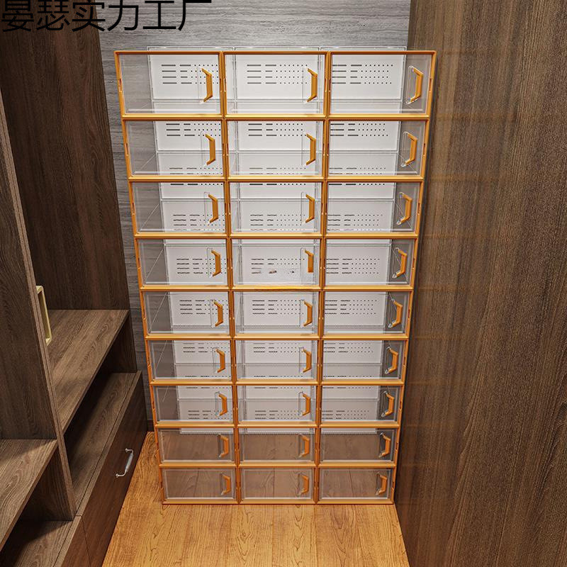 鞋盒透明收纳盒抽屉式鞋子收纳神器塑料鞋架折叠鞋收纳省空间家用