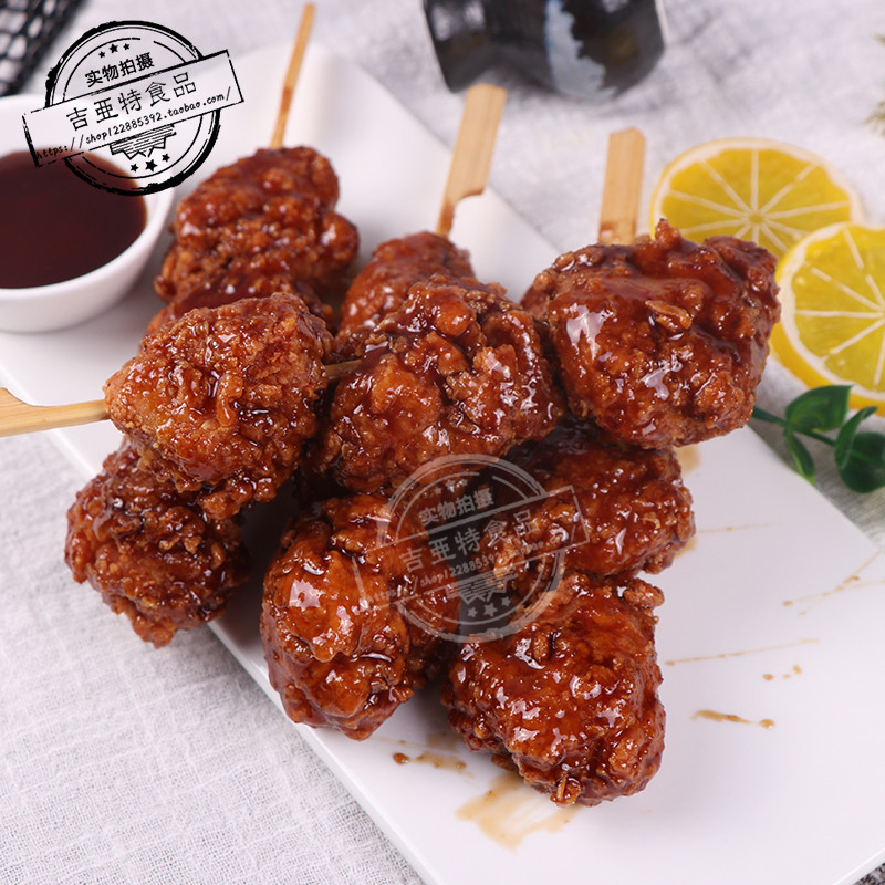 挂汁唐扬串便利店微波加热食材日式脆骨鸡肉串照烧酱油名古屋炸鸡