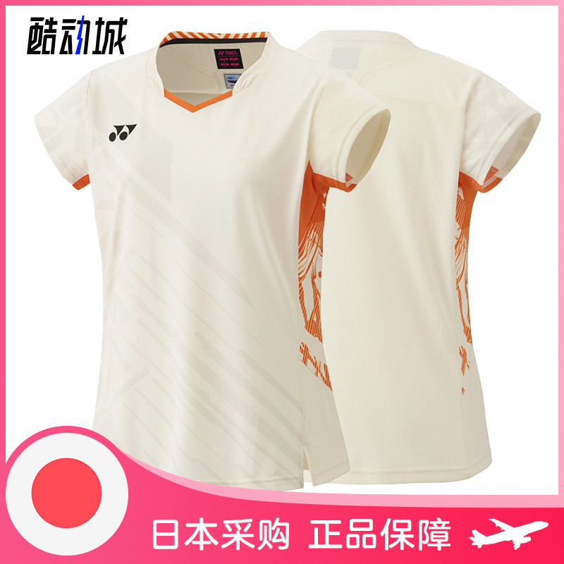 2025春夏 尤尼克斯日本制版羽毛球服上装女大赛服速干短袖