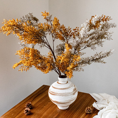 侘寂风高级感逼真假花仿真花摆设花艺花束客厅摆件装饰花轻奢高端