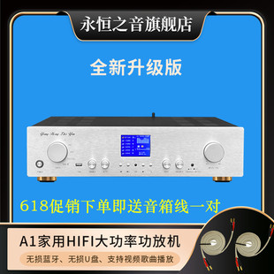 永恒之音A1升级版hifi音响大功率功放机支持无损U盘蓝牙播放